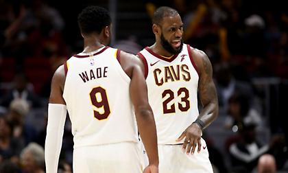 Ο Λεμπρόν πανηγύρισε το νικητήριο καλάθι του Ουέιντ! (video)