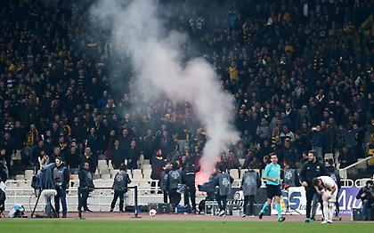 Πρόστιμο στην ΑΕΚ για τον προημιτελικό Κυπέλλου με τον Ολυμπιακό