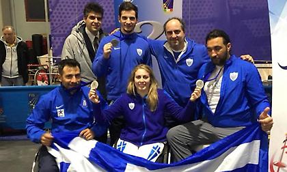 «Ασημένια» τα ελληνικά σπαθιά στο Παγκόσμιο Κύπελλο της Πίζας