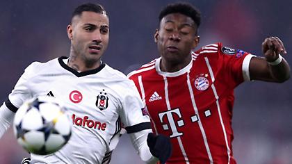 Οι ενδεκάδες στο Μπεσίκτας-Μπάγερν Μονάχου