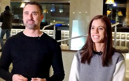 Κατερίνα Στεφανίδη και Γιώργος Καπουτζίδης στο No Finish Line της Αθήνας