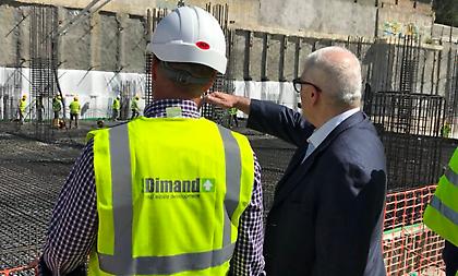 Έπεσε η πρώτη πλάκα στην Αγια-Σοφιά παρουσία Μελισσανίδη! (pics/vid)