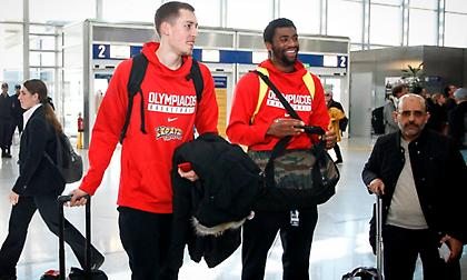 Η αναχώρηση του Ολυμπιακού για Μόσχα (pics)