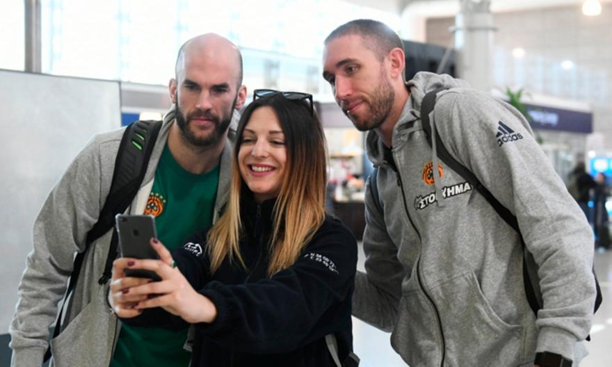 Η αναχώρηση του Παναθηναϊκού για Μιλάνο (pics)