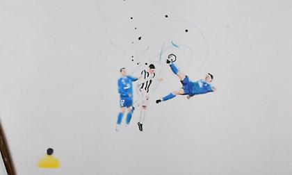 Το φοβερό ψαλιδάκι του Κριστιάνο σε animation (video)