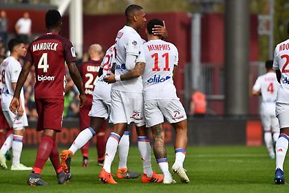 Ζωντανή στη μάχη για την 3η θέση με πεντάρα η Λιόν