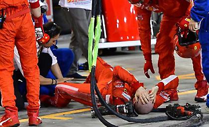 Χειρουργήθηκε ο μηχανικός της Ferrari που πάτησε ο Ραϊκόνεν-Το μήνυμά του (pic)