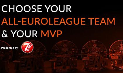 Άρχισε η ψηφοφορία του κοινού για την καλύτερη πεντάδα και τον MVP της Ευρωλίγκας