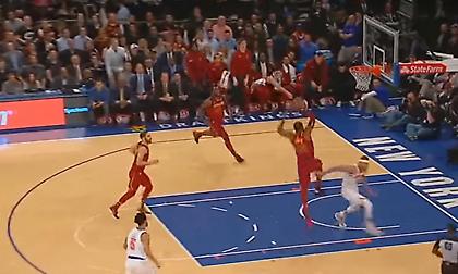 Ο Μπίσλεϊ είδε τον Λεμπρόν και έφυγε... τρέχοντας (video)