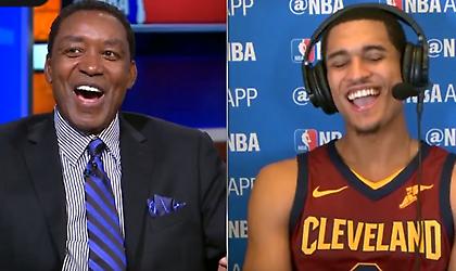 Απίθανη ατάκα Αϊζέια Τόμας στον Κλάρκσον (video)