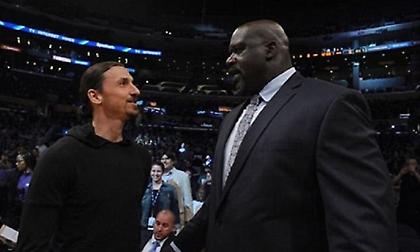 Όταν ο Ζλάταν συνάντησε τον Σακίλ Ο’Νιλ (pic)