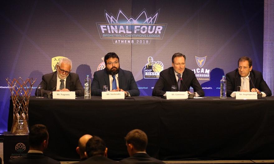 Κομνηνός: «Στο ένα εκατομμύριο το κόστος του Final-4, το αναλαμβάνει η ΑΕΚ»