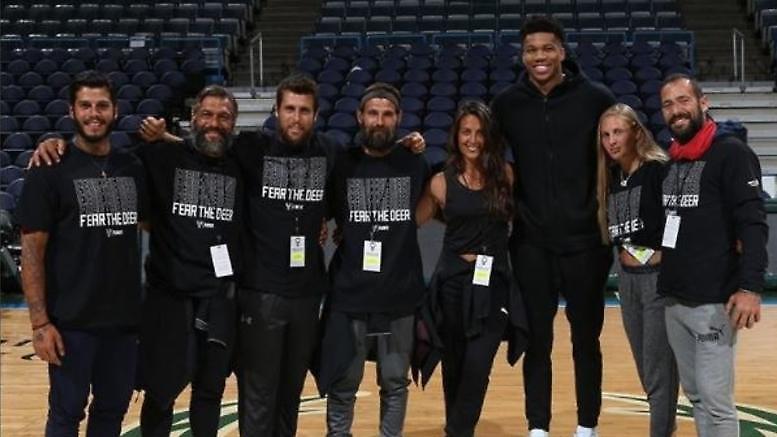 Oι Survivors στις ΗΠΑ με τον Γιάννη Αντετοκούνμπο - Η ανάρτηση των Μπακς