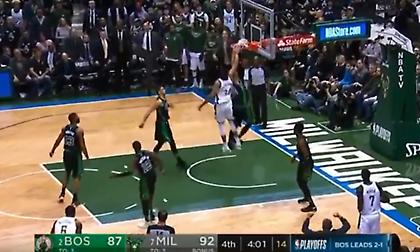 Τα highlights του καθοριστικού Γιάννη και το τρομερό κάρφωμα στον Χόρφορντ (video)