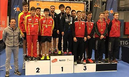 Πρωτιά και στο ομαδικό νέων ο Σγουρόπουλος στο τουρνουά του Βελγίου