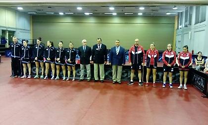 Ήττα από την Αγγλία για Εθνική γυναικών πινγκ πονγκ