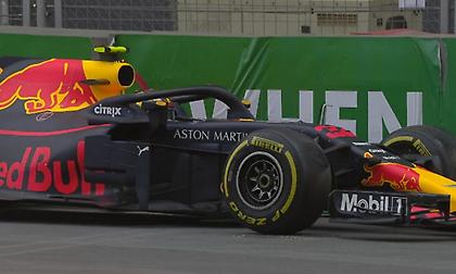 Ατύχημα για Φερστάπεν, ταχύτερος ο Μπότας (video)