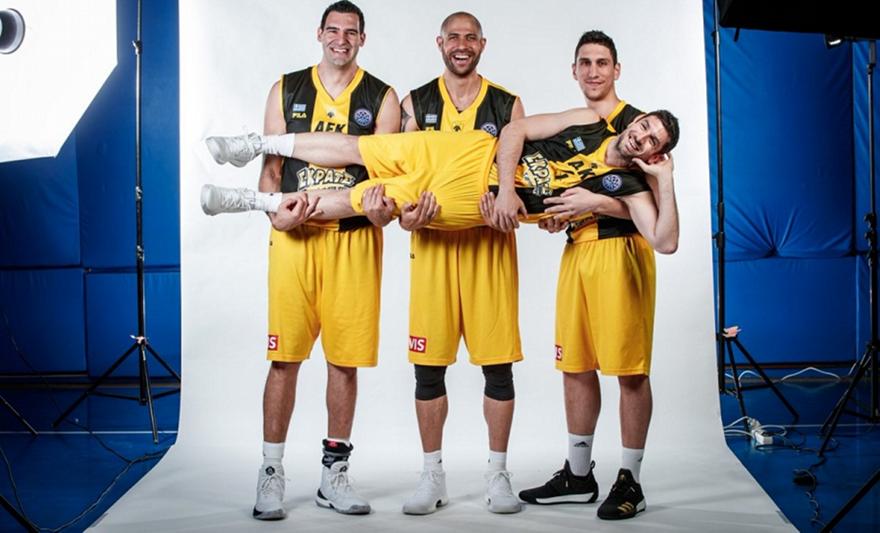 Τα backstage της φωτογράφησης της ΑΕΚ για το Final 4 (pics)