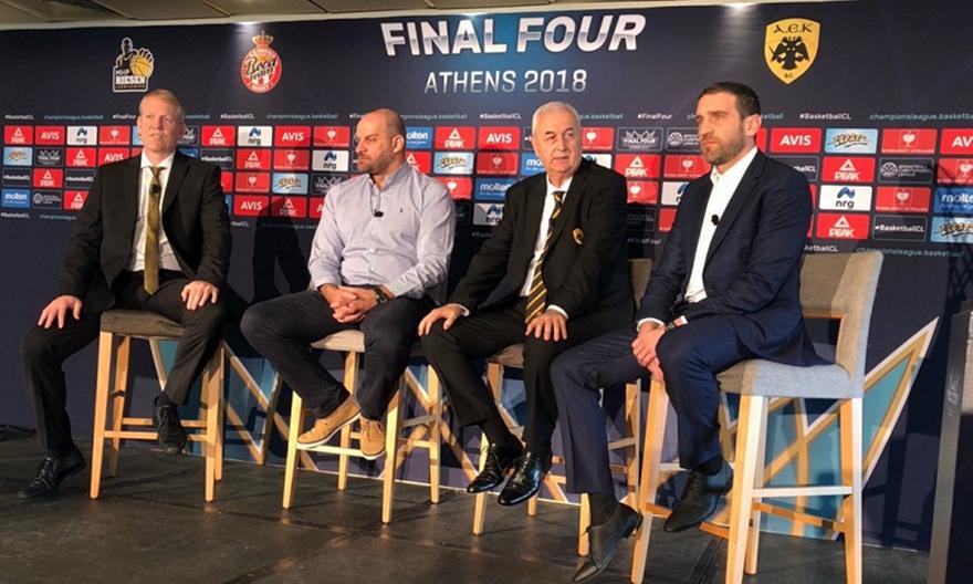 Live streaming η συνέντευξη Τύπου του Final-4 του Basketball Champions League