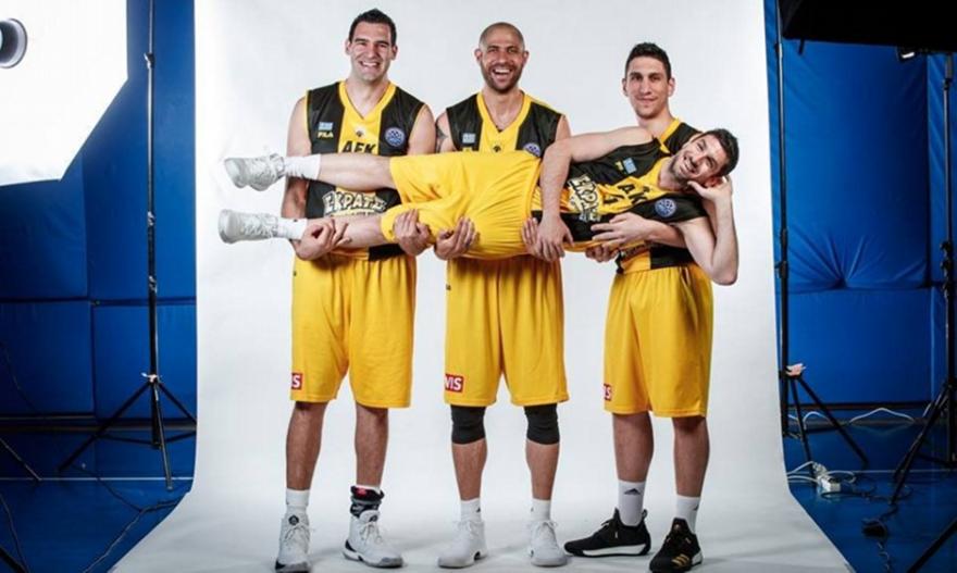 Το… backstage από την φωτογράφιση της ΑΕΚ για το Final Four (video)