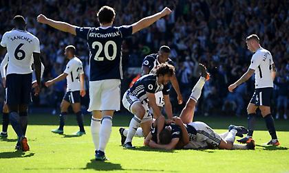 Απίστευτη Γουέστ Μπρομ νίκησε την Τότεναμ και έβαλε «φωτιά» στην Πρέμιερ Λιγκ!