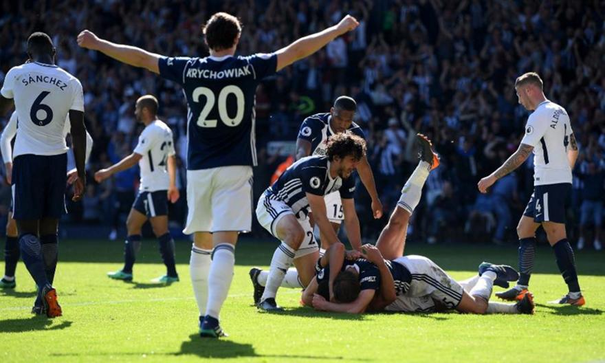 Απίστευτη Γουέστ Μπρομ νίκησε την Τότεναμ και έβαλε «φωτιά» στην Πρέμιερ Λιγκ!