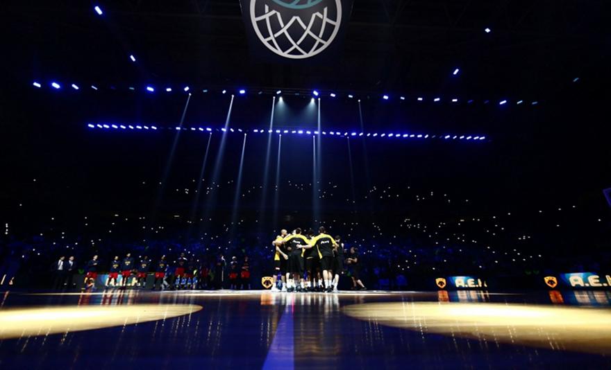 Η εντυπωσιακή είσοδος της ΑΕΚ για τον τελικό (video)