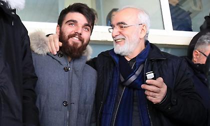 Μαζί με τους οπαδούς του ΠΑΟΚ ο Γ. Σαββίδης στον τελικό