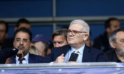 Στην προπόνηση της ΑΕΚ ο Μελισσανίδης