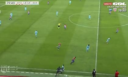 Ο (προπονητής) Μπαράχα έκανε… αντιαθλητικό σε παίκτη της Μπαρτσελόνα Β’ (video)