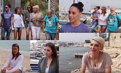 Τέσσερις συνεντεύξεις από τέσσερα «χρυσά» κορίτσια του Ολυμπιακού στον Μπάμπη Χριστόγλου (video)