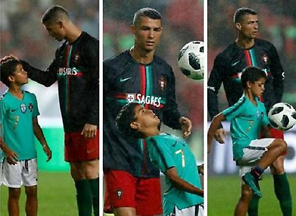 Γκολάρα ο γιος του Κριστιάνο, καμαρώνει ο Πορτογάλος σταρ (video)