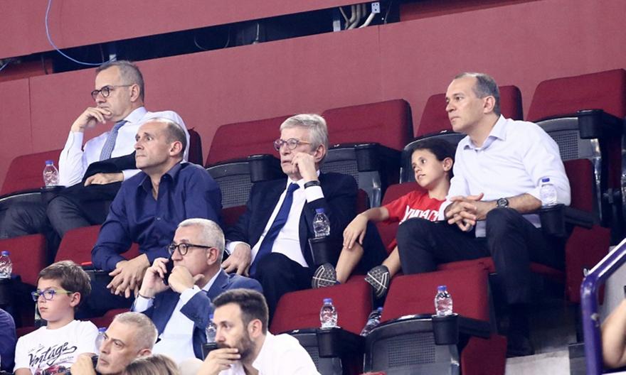 Ξανά οι Αγγελόπουλοι στην προπόνηση του Ολυμπιακού