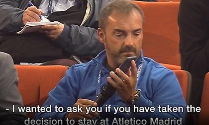 Απίθανο: Ισπανός ρεπόρτερ «ντρίμπλαρε» την απαγόρευση ερωτήσεων σε Γκριεζμάν