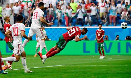 Τα καλύτερα στιγμιότυπα από το Μαρόκο-Ιράν (video)