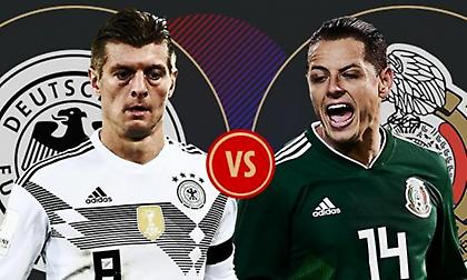 Οι ενδεκάδες από το Γερμανία-Μεξικό