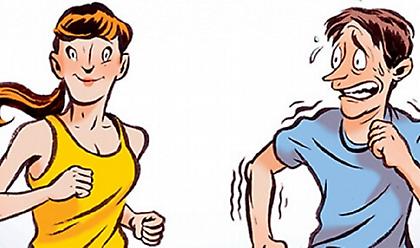 Γιατί οι άντρες επιταχύνουν όταν τρέχουν δίπλα από γυναίκες;