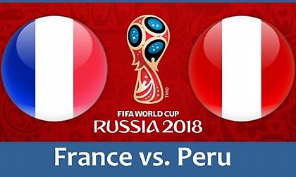 Οι ενδεκάδες του Γαλλία-Περού