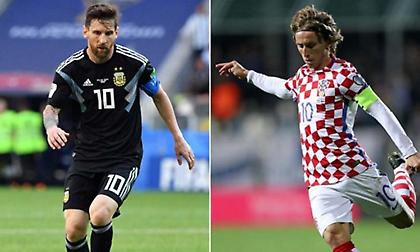 Οι ενδεκάδες στο Αργεντινή-Κροατία