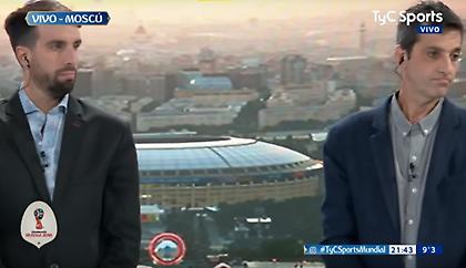 Ενός λεπτού σιγή σε εκπομπή της Αργεντινής μετά τη συντριβή από την Κροατία (video)