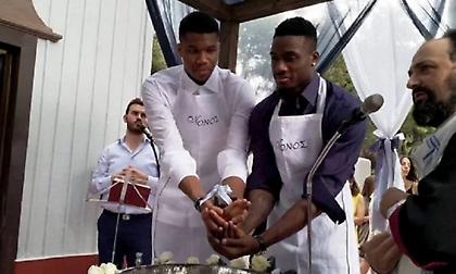 Γιάννης και Θανάσης Αντετοκούνμπο έγιναν νονοί! (photo, video)