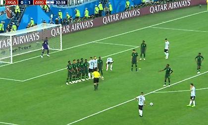 Άγγιξε και δεύτερο γκολ ο Μέσι: Έστειλε φάουλ στο δοκάρι! (video)