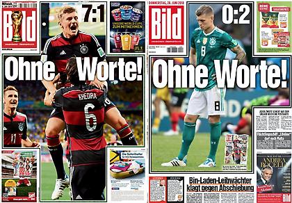Ίδιο πρωτοσέλιδο της Bild για τον αποκλεισμό και το… 7-1 επί της Βραζιλίας (pic)