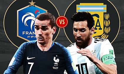 Οι ενδεκάδες στο Γαλλία-Αργεντινή, στον πάγκο ο Αγουέρο!