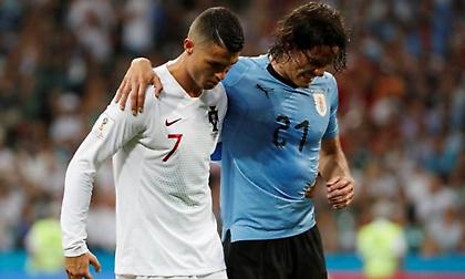 Ο Ρονάλντο βοήθησε τον τραυματία Καβάνι να βγει έξω από το γήπεδο (video)