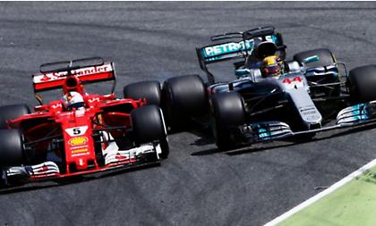 Η... τρελή προσπέραση του Φέτελ στον Χάμιλτον! (video)