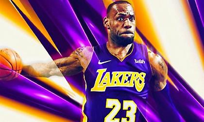 Ο Λεμπρόν συναντά τους θρύλους των Λέικερς (σκίτσο)