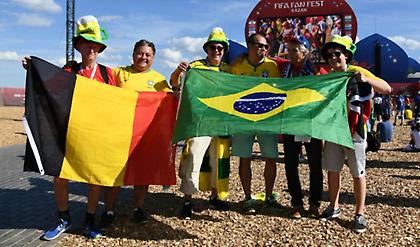 Οι ενδεκάδες στο Βραζιλία-Βέλγιο