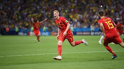 LIVE: Βραζιλία-Βέλγιο 1-2