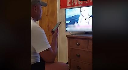 Τρελός Άγγλος τηλεφώνησε σε adult channel για να πει ότι “it’s coming home”! (video)